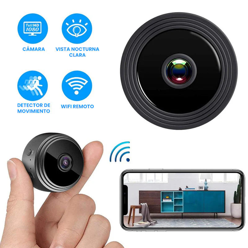 Vision 360 | Mini Cámara de Seguridad Wifi HD